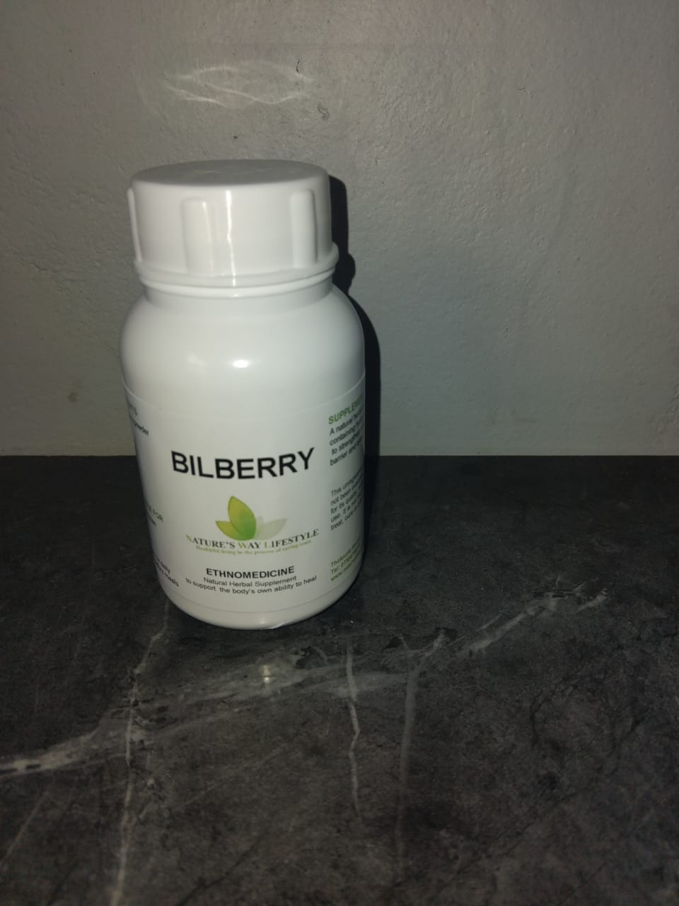 Bilberry supplement
